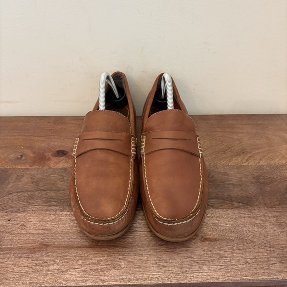 Florsheim Throttle Moc Driving Mens Size 8‎ M Penny Loafers Shoes Brown Driver main image 4